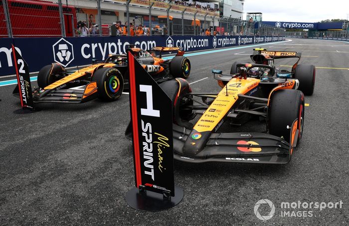 Lando Norris, McLaren, Oscar Piastri