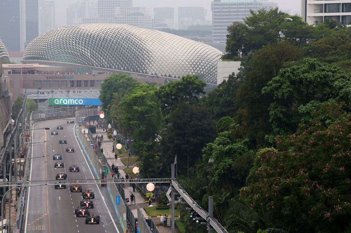 A qué hora es la carrera de F1 en Singapur y cómo verla #F1 #FVDigital