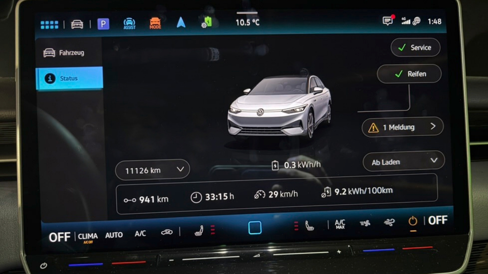 Volkswagen ID.7 rompe récord de autonomía con casi 1.000 kilómetros, pero enfrenta desafío importante