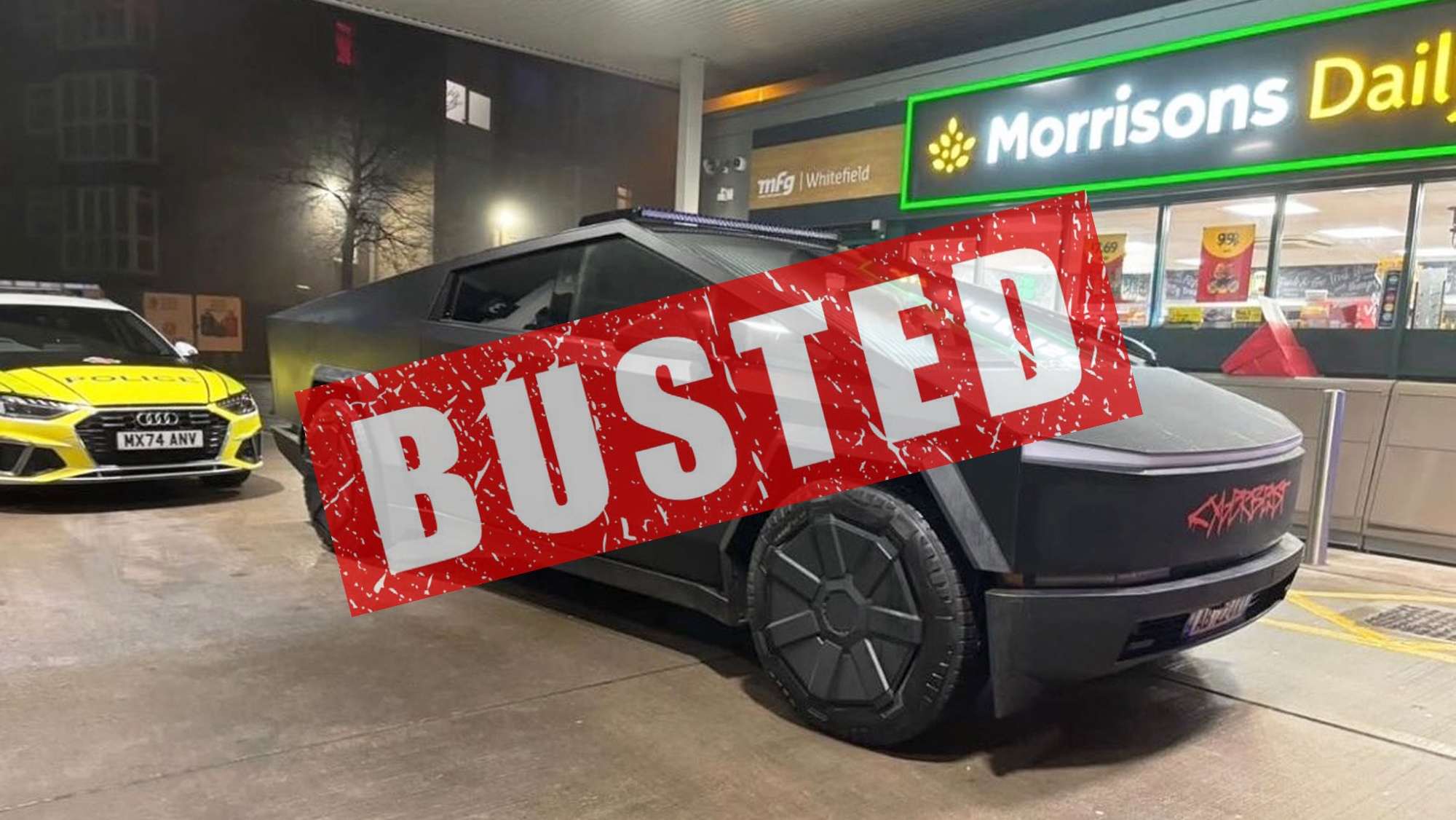 «Las consecuencias financieras de conducir un Tesla Cybertruck en Europa: el incidente con la policía británica como advertencia»