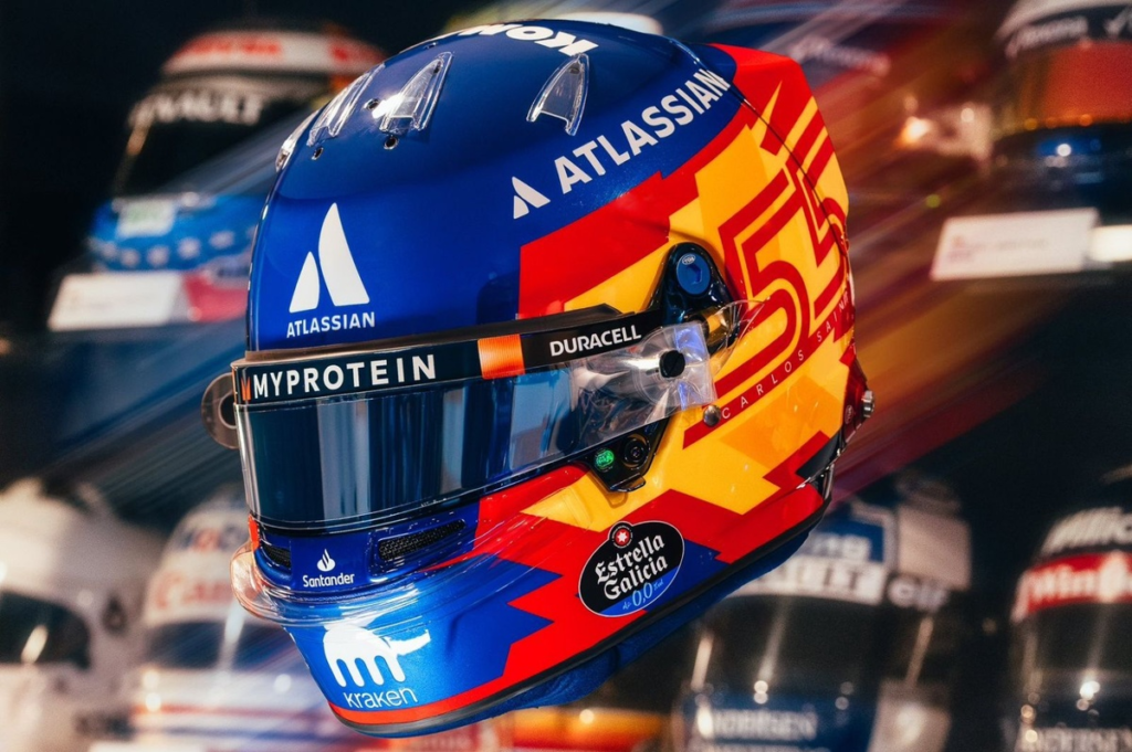 #Deportes: Sainz presenta su casco en Williams, con mucha presencia española #F1