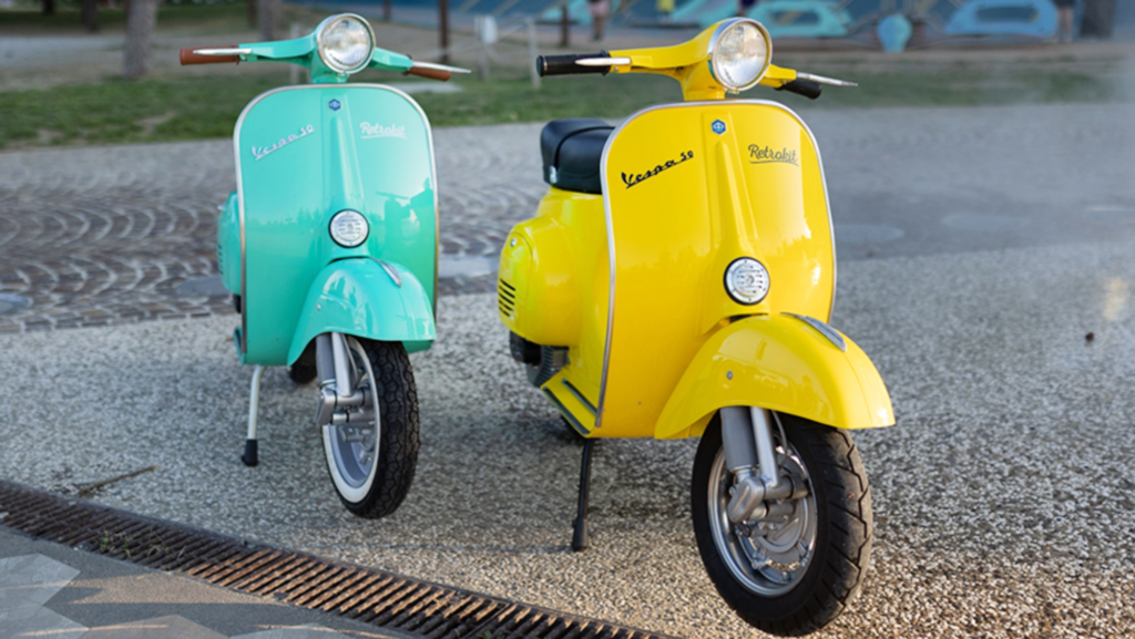 Ya es posible convertir una vieja Vespa de gasolina en una moto eléctrica tras sólo 4 horas de trabajo