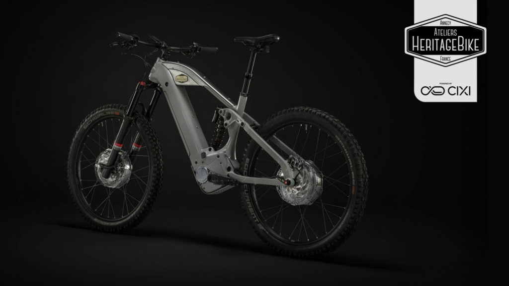 Esta imponente bicicleta eléctrica de montaña tiene dos motores, tracción a las dos ruedas ¡y no tiene cadena!