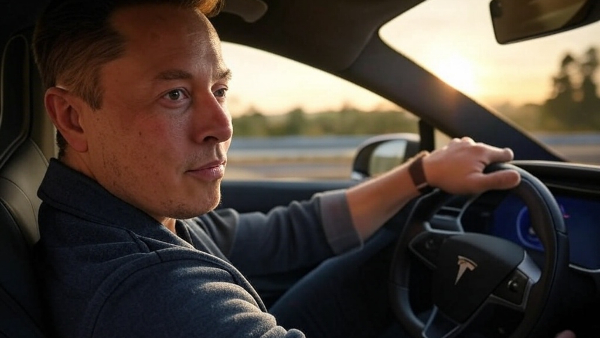 Elon Musk anuncia la llegada de la conducción autónoma total en junio, pero no es verdad