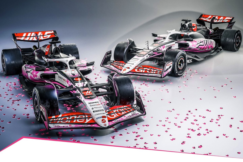 #Deportes: la floral decoración especial de Haas para el GP de Japón #F1