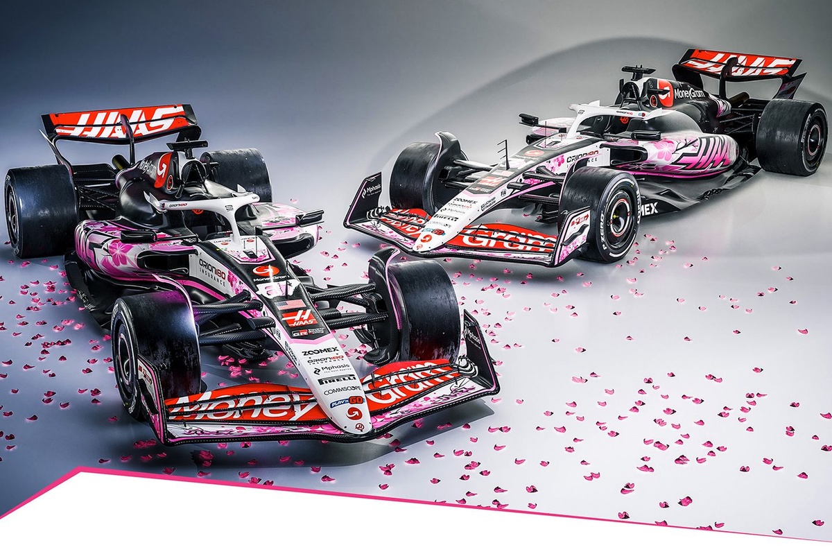 #Deportes: la floral decoración especial de Haas para el GP de Japón #F1