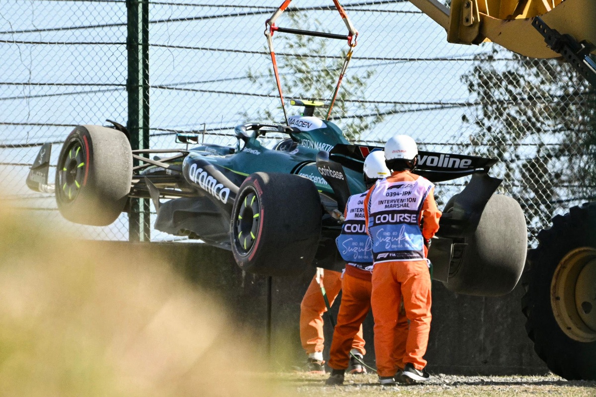 #Deportes: Piastri lidera una FP2 con cuatro banderas rojas por accidentes y fuego en Japón #F1