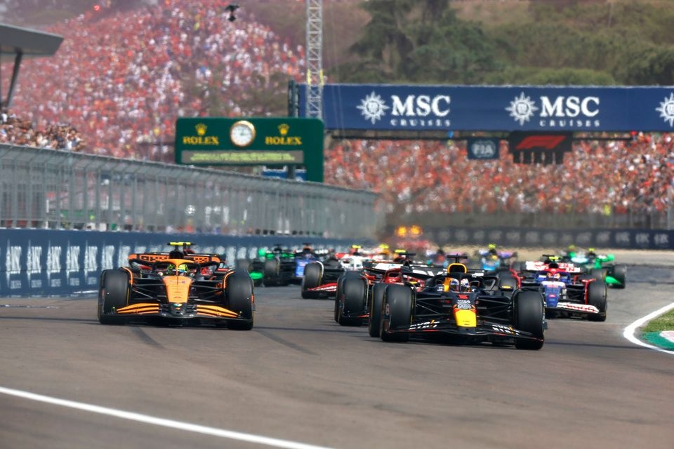 ¡Parrilla del GP de Imola de F1! Filas y posiciones con sanciones #F1 #FVDigital