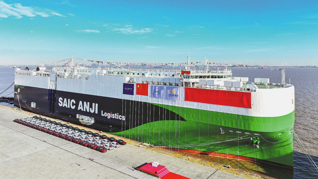 MG supera a BYD y construye el nuevo barco más grande del mundo de transporte de vehículos