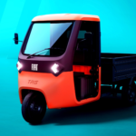 Esta pick-up eléctrica solo tiene tres ruedas y mide 3,17 metros de largo, pero puede cargar con media tonelada
