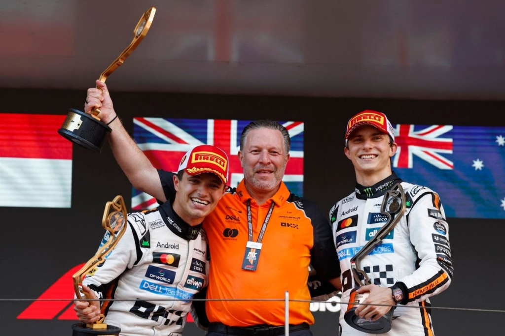 Quién durmió mejor anoche tras la F1 en Mónaco: Zak Brown #F1 #FVDigital