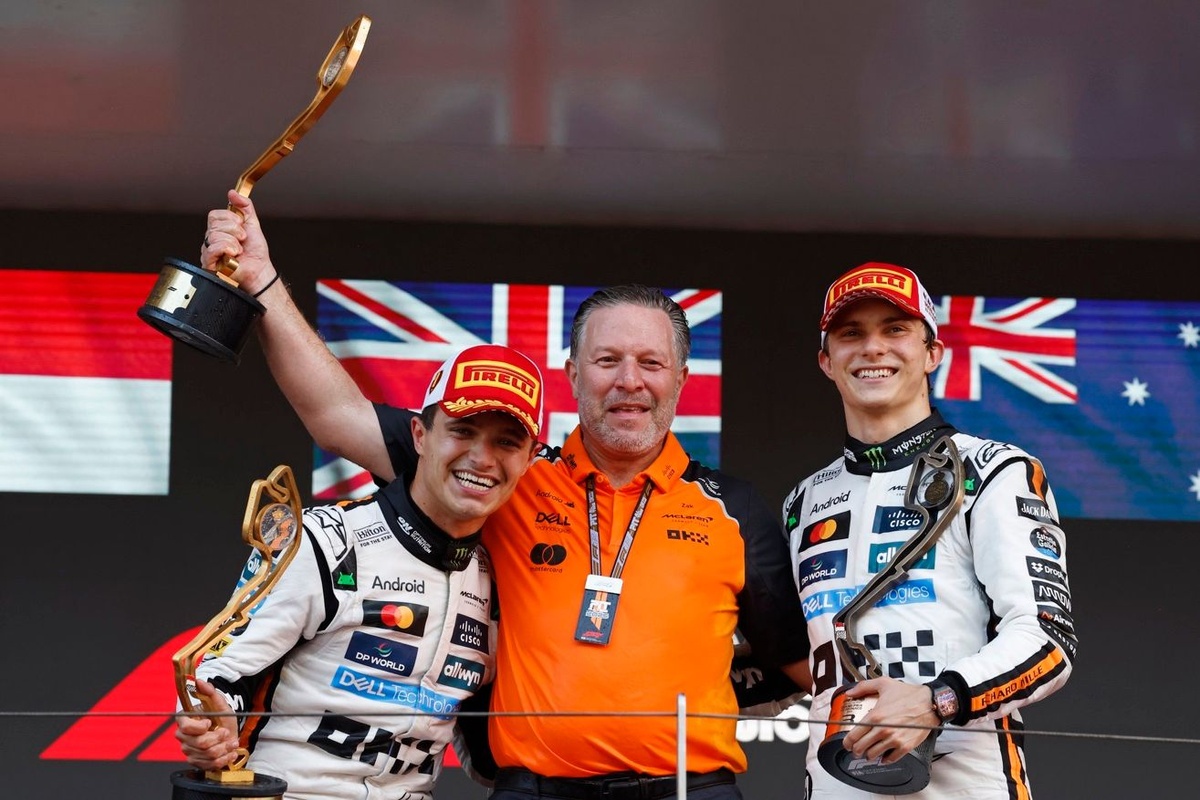 Quién durmió mejor anoche tras la F1 en Mónaco: Zak Brown #F1 #FVDigital