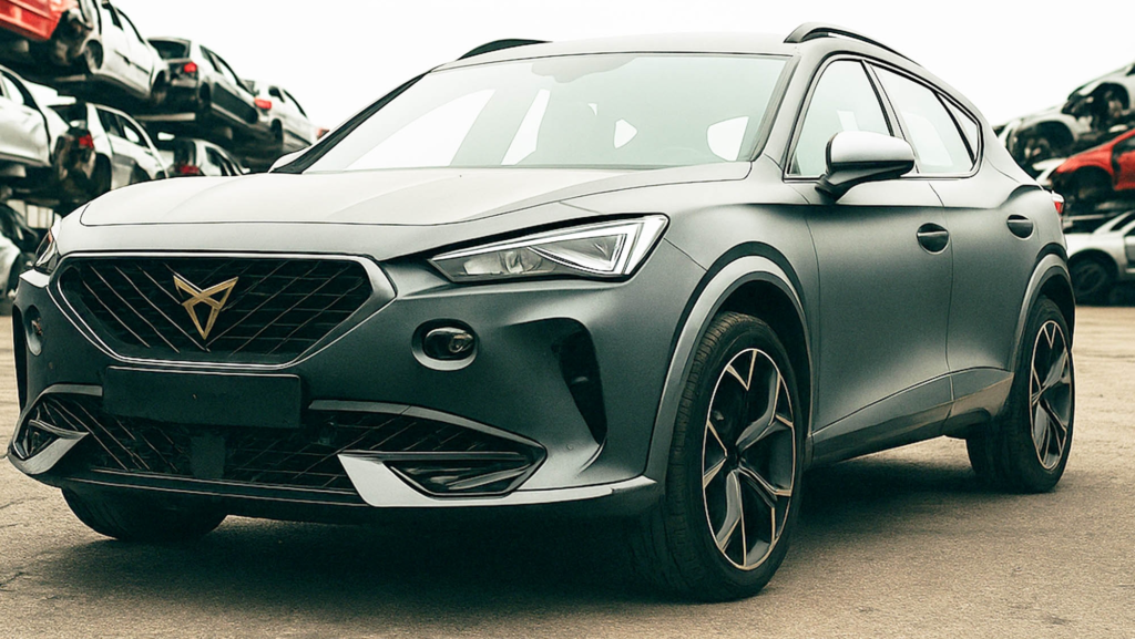 Un CUPRA Formentor híbrido enchufable llega a este conocido desguace. Esto es lo que hay que hacer antes de meterle mano