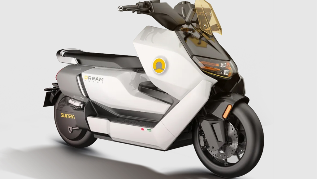 Aunque parezca de BMW, en realidad esta moto eléctrica es china, de '125' y mucho más barata que la alemana