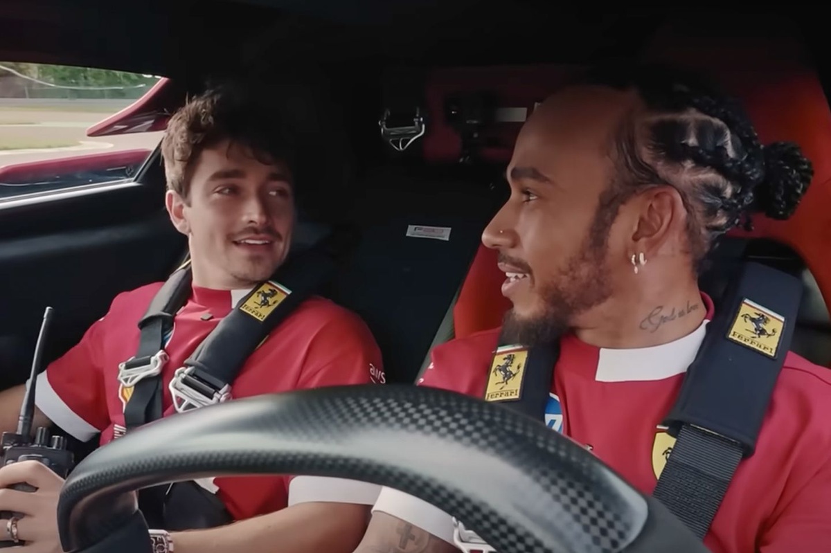 A la espera de un SF-25 mejor, Leclerc y Hamilton se divierten con el Ferrari F80 #F1 #FVDigital