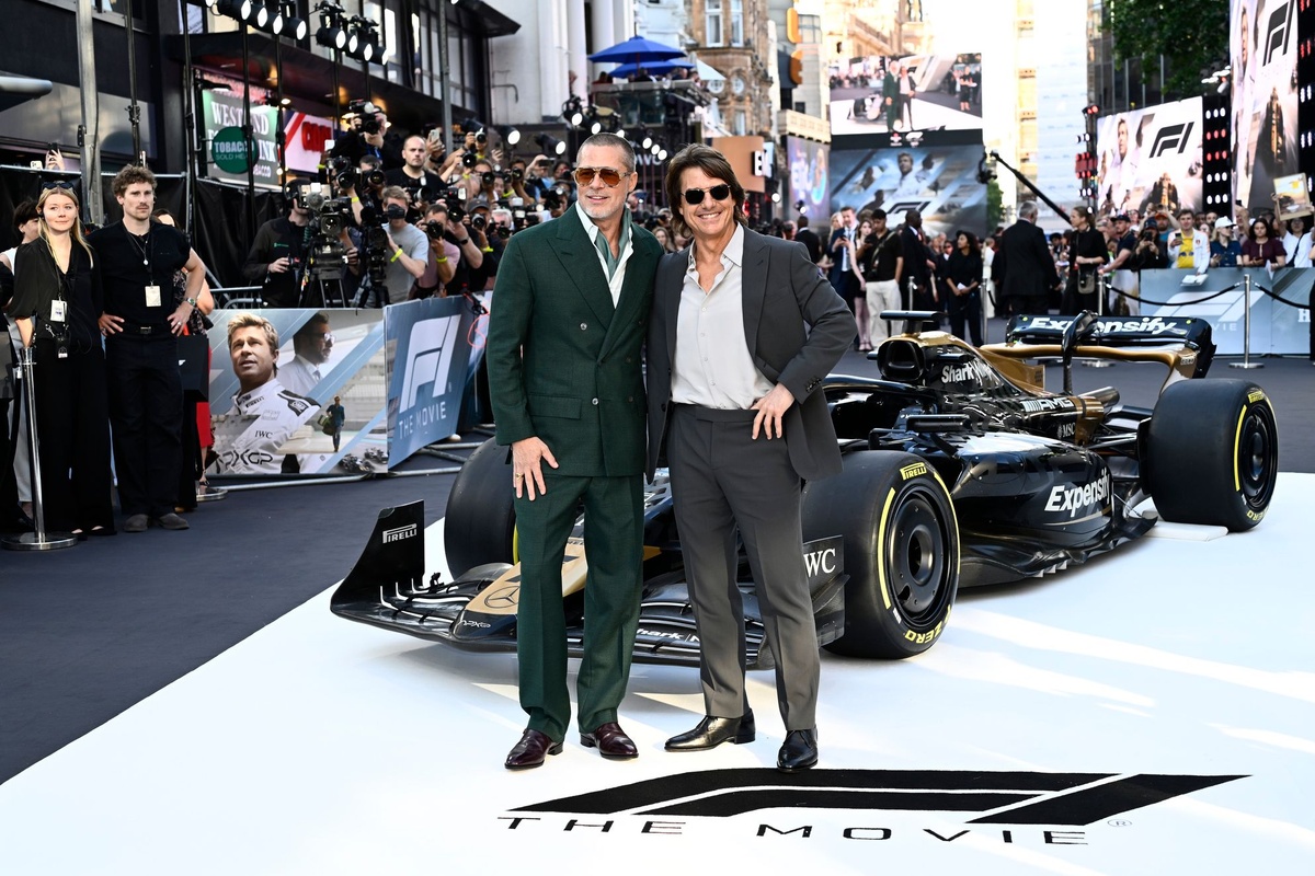 La historia detrás del reencuentro de Pitt y Cruise en el estreno de ‘F1’ #F1 #FVDigital