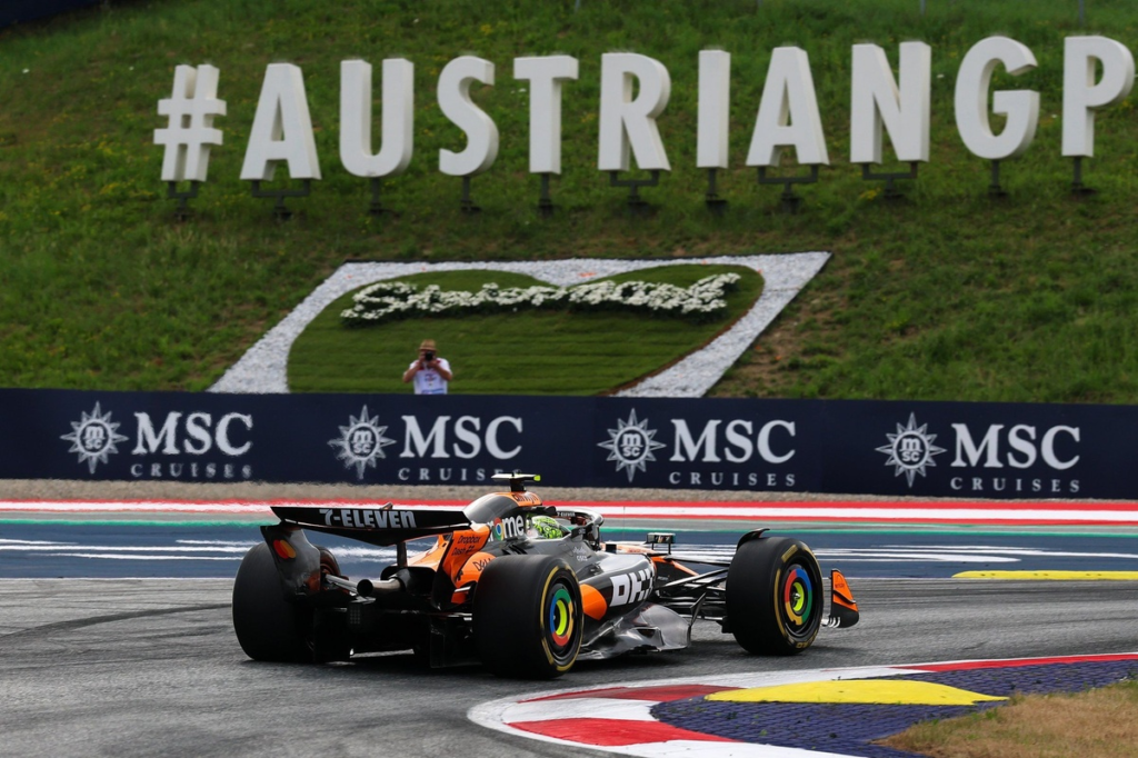 McLaren domina la FP2 de Austria con Verstappen cerca y sorpresa de Stroll #F1 #FVDigital