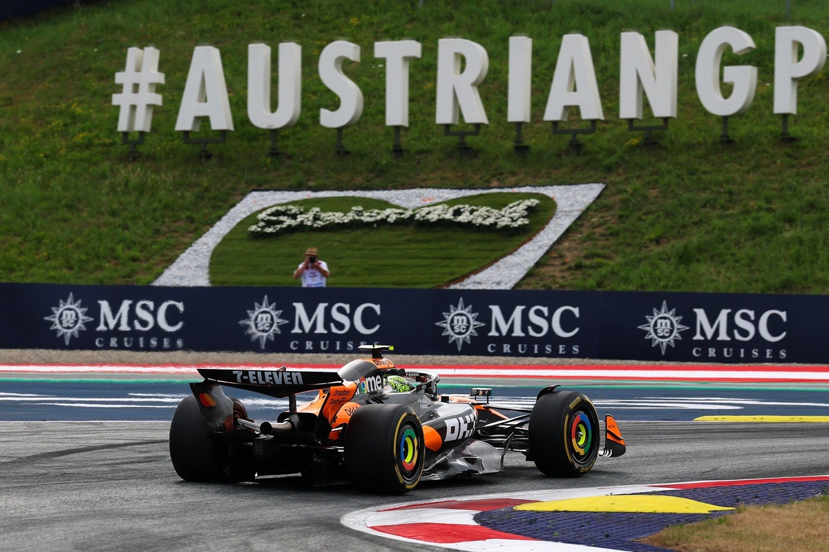 McLaren domina la FP2 de Austria con Verstappen cerca y sorpresa de Stroll #F1 #FVDigital