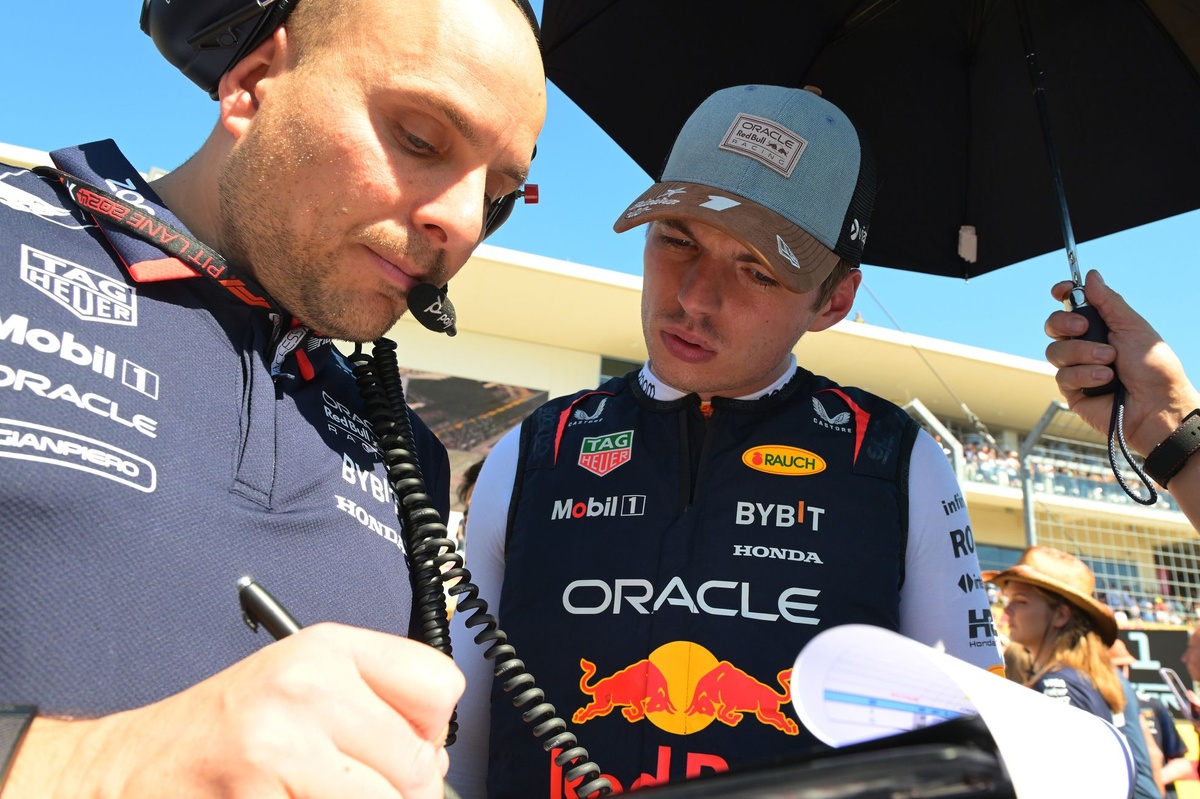 Verstappen sin su ingeniero Lambiase por primera vez en Red Bull #F1 #FVDigital