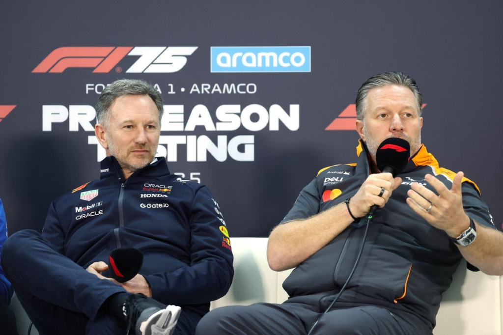 Zak Brown explica por qué no se fía y “vigila” a Verstappen #F1 #FVDigital