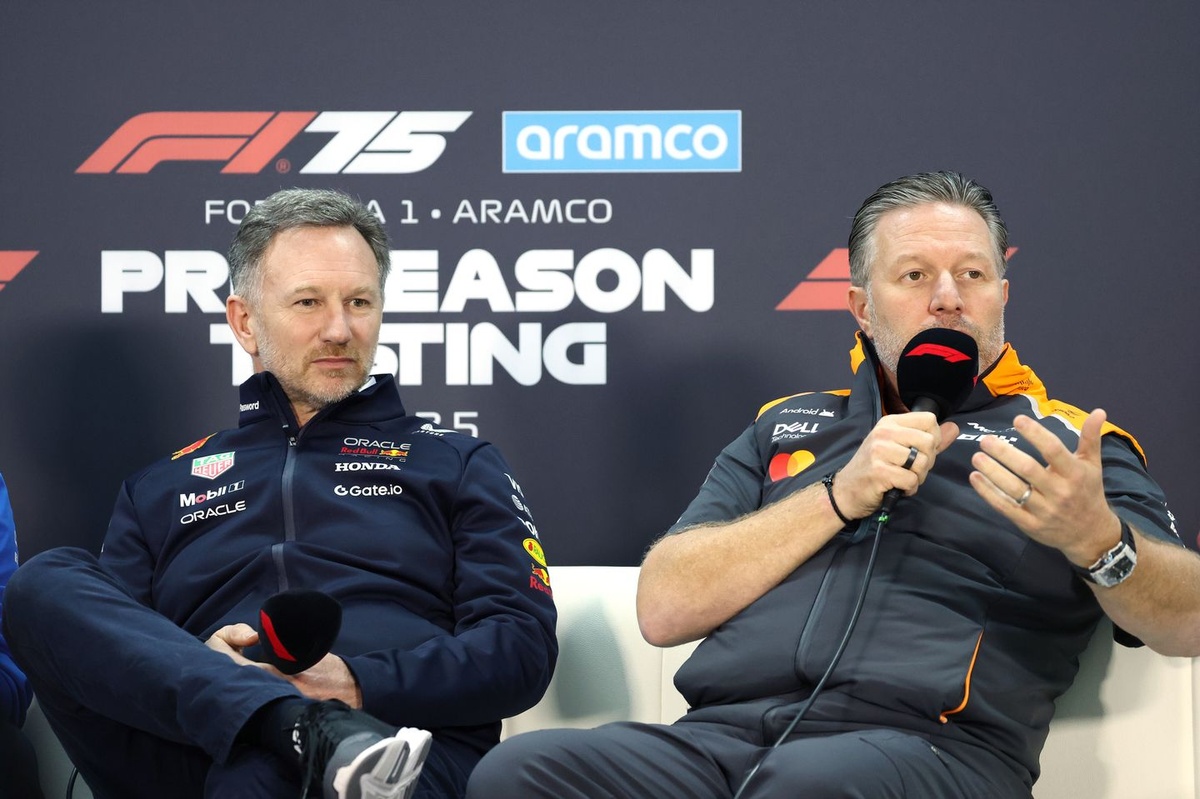 Zak Brown explica por qué no se fía y “vigila” a Verstappen #F1 #FVDigital
