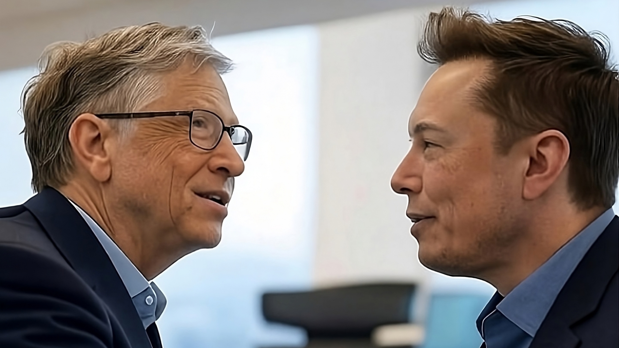 Bill Gates no es precisamente amigo de Elon Musk, pero su coche eléctrico de diario ha sorprendido a todos
