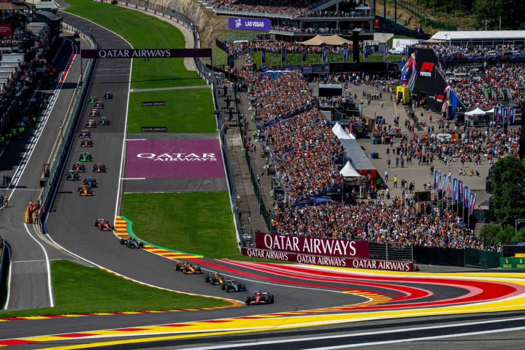 Parrilla de la carrera sprint de F1 en Spa (GP de Bélgica) #F1 #FVDigital