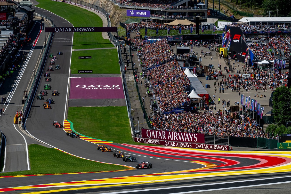 Parrilla de la carrera sprint de F1 en Spa (GP de Bélgica) #F1 #FVDigital