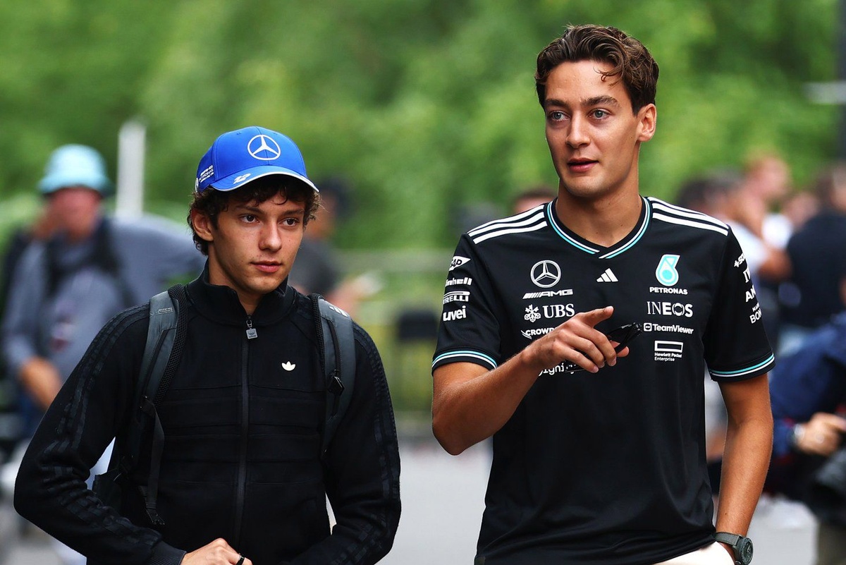 Antonelli y Russell, insatisfechos con su "extraña" doble decepción en Spa #F1 #FVDigital