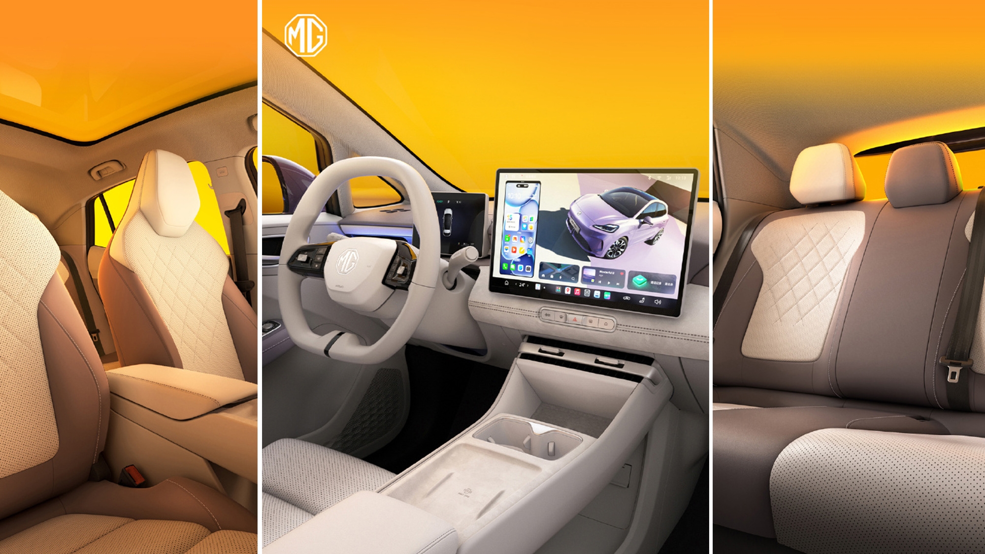 Así es el interior de este coche chino barato de MG que llega en septiembre con mejoras tecnológicas y de calidad percibida
