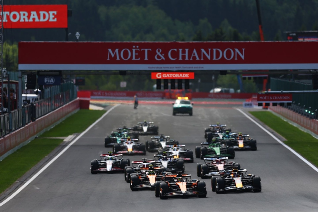 Así queda la parrilla de salida de F1 en Spa (Bélgica): filas y posiciones #F1 #FVDigital