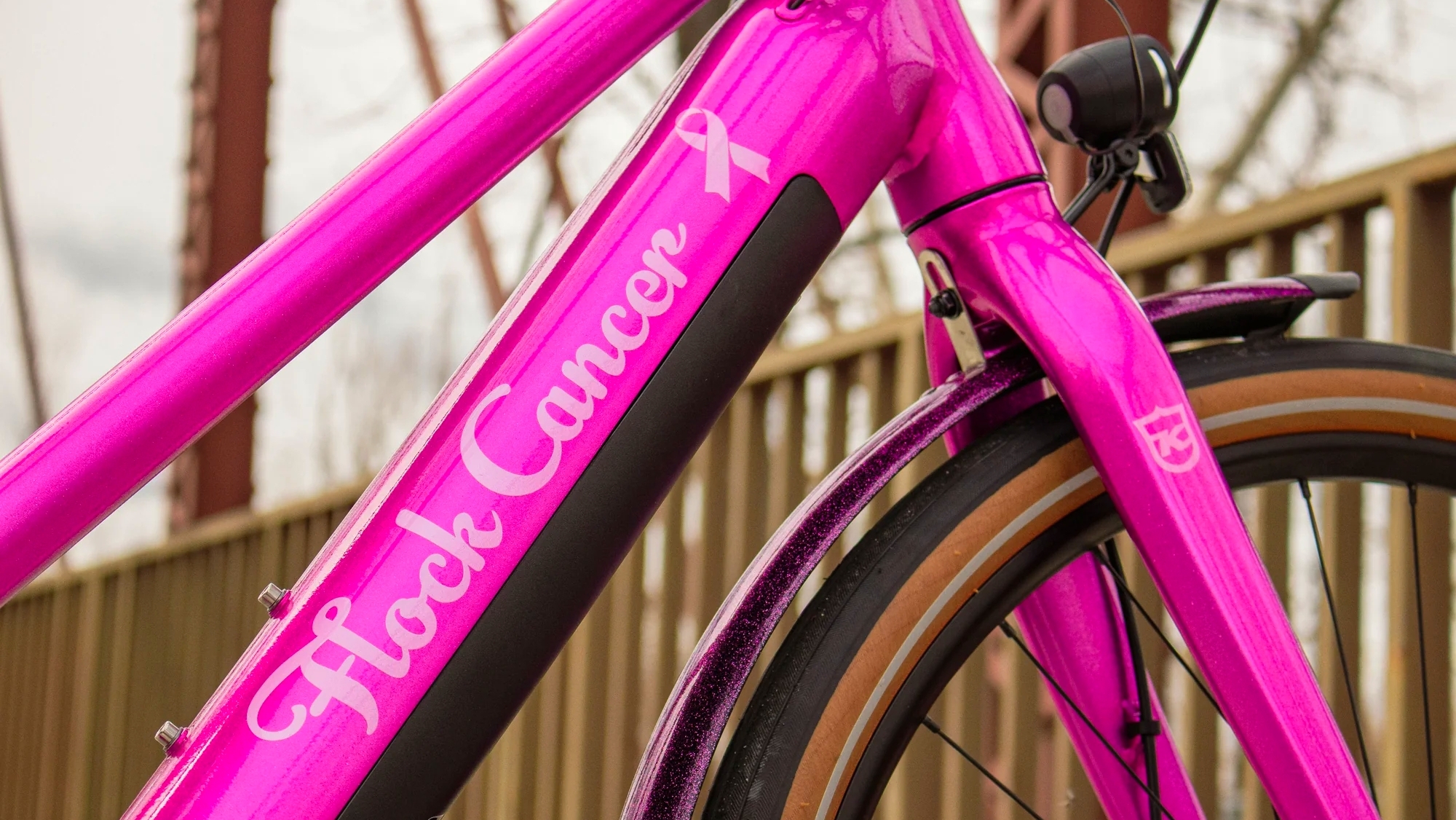 Esta bicicleta eléctrica ha sido especialmente diseñada para la lucha contra el cáncer