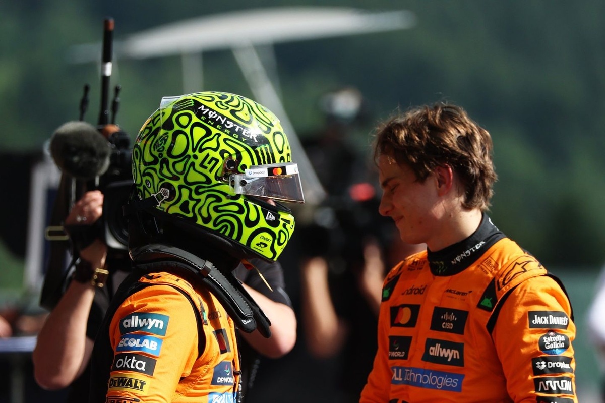 Norris y Piastri reciben la orden de “minimizar problemas” en la vuelta 1 #F1 #FVDigital