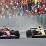 La estrategia dividida de Ferrari F1 que llevo a Hamilton al top 10 en Spa #F1 #FVDigital