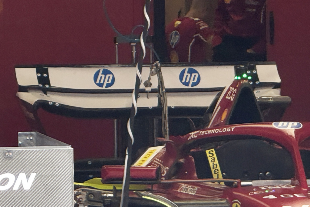 Alerón de máxima carga y nuevo setup para la suspensión de Ferrari en Hungría #F1 #FVDigital