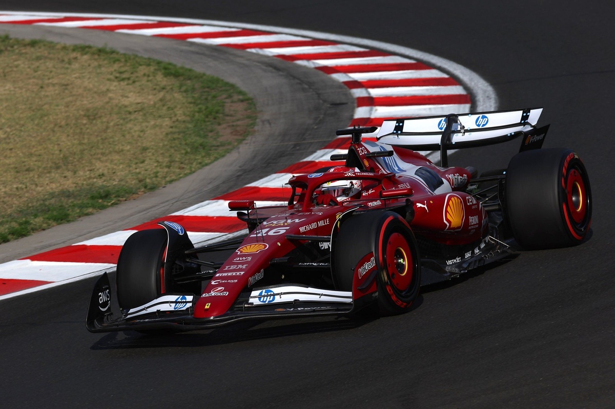 Ferrari se contradice: Leclerc dice que "el coche va bien"; Hamilton tiene un "día duro" #F1 #FVDigital