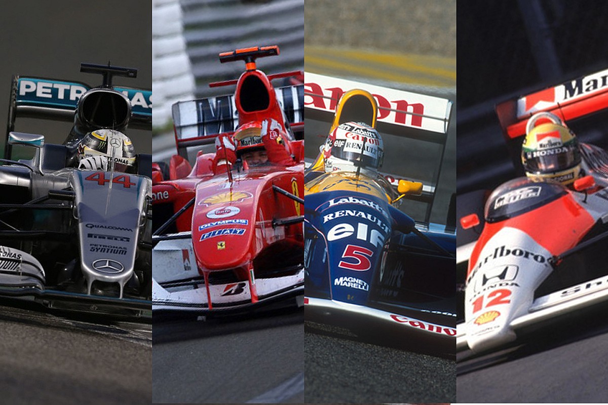 Los coches de F1 con más victorias y más dominantes de la historia #F1 #FVDigital