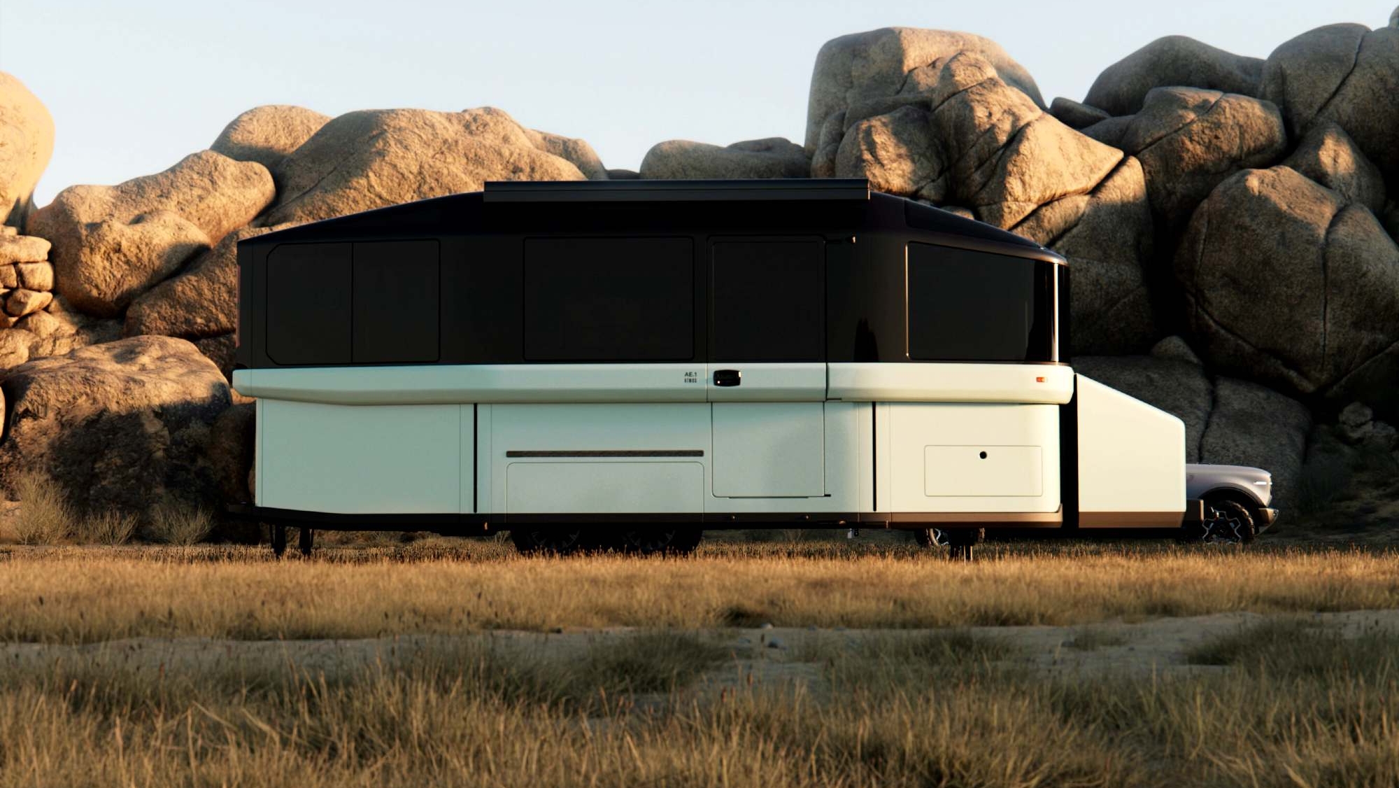 Con batería y motor propio, esta caravana eléctrica elimina el problema de la autonomía para los campistas