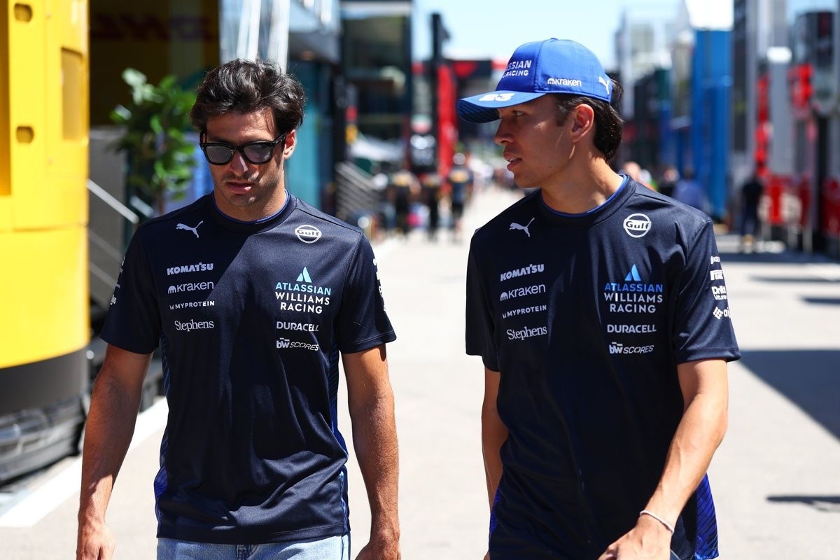 Por qué a Albon no le importa estar ganando el duelo interno con Sainz #F1 #FVDigital