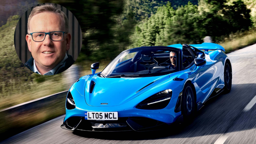 Nick Collins, CEO de McLaren: "No vamos a convertir a McLaren en una marca totalmente eléctrica"