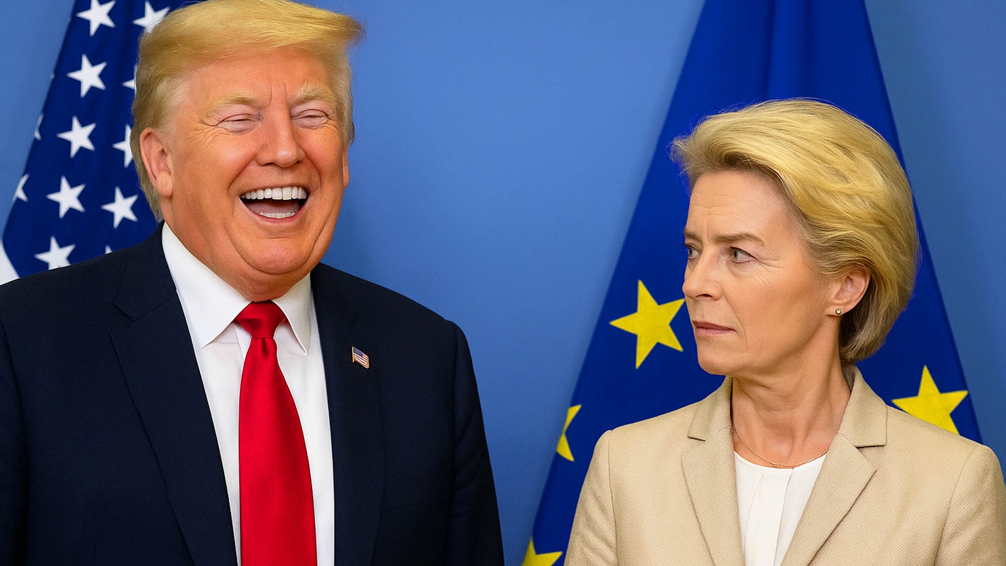 Donald Trump impone estas duras condiciones a la UE para reducir los aranceles de los coches eléctricos europeos al 15%