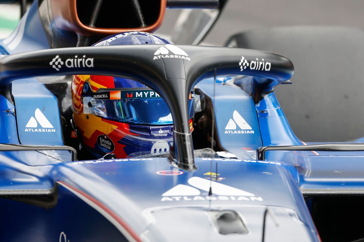 La evolución de Sainz al volante de un Williams F1 muy diferente al Ferrari #F1 #FVDigital