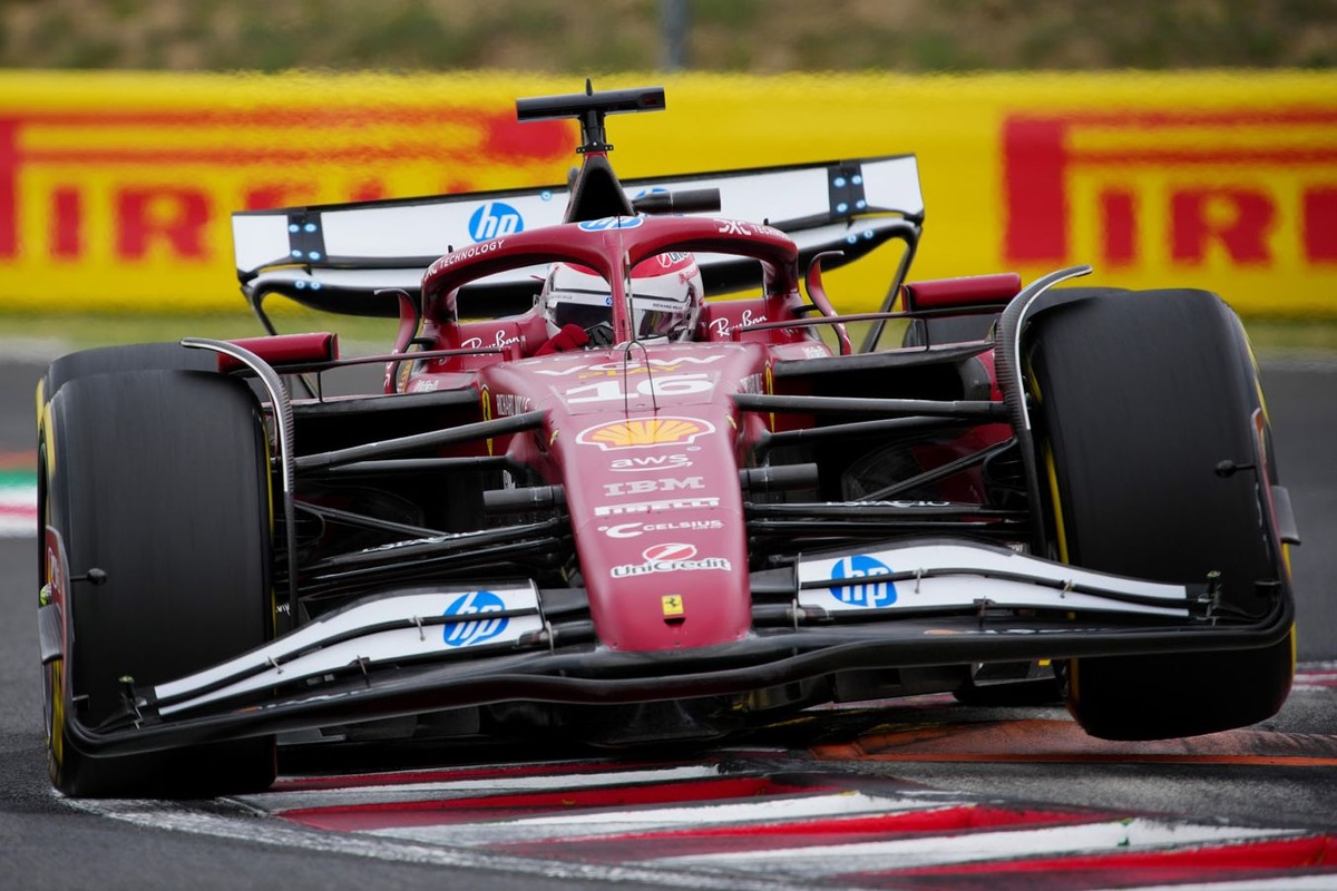 Leclerc se niega a responder a Russell sobre la legalidad de Ferrari F1 #F1 #FVDigital
