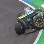 Un fuerte accidente de Stroll eclipsa el buen inicio de Aston F1 #F1 #FVDigital