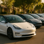 Hay 24 Tesla sin dueño aparcados en una calle de California, pero la policía no puede hacer nada: ¿dónde está el truco?