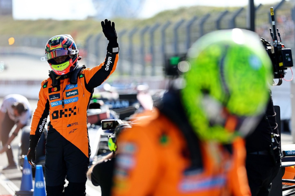 Piastri logra una pole "en el momento justo" y Norris se queja del viento #F1 #FVDigital