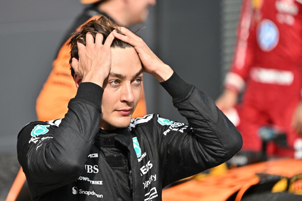 Por qué Russell cree que Leclerc corrió con un coche "casi ilegal" #F1 #FVDigital