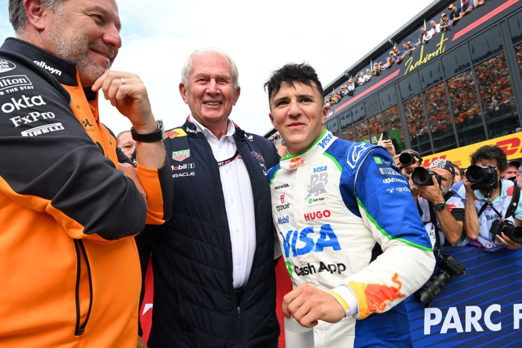 Helmut Marko abre la puerta a Hadjar como futuro compañero de Verstappen #F1 #FVDigital