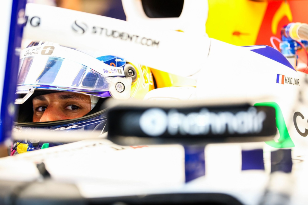 Hadjar, furioso tras perder el top 10 del Mundial y ser superado por Alonso