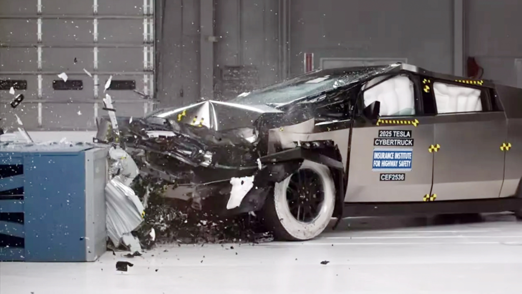 Tesla Cybertruck obtiene premio de seguridad Top Safety Pick+ del IIHS, pero Europa sigue sin aceptarlo